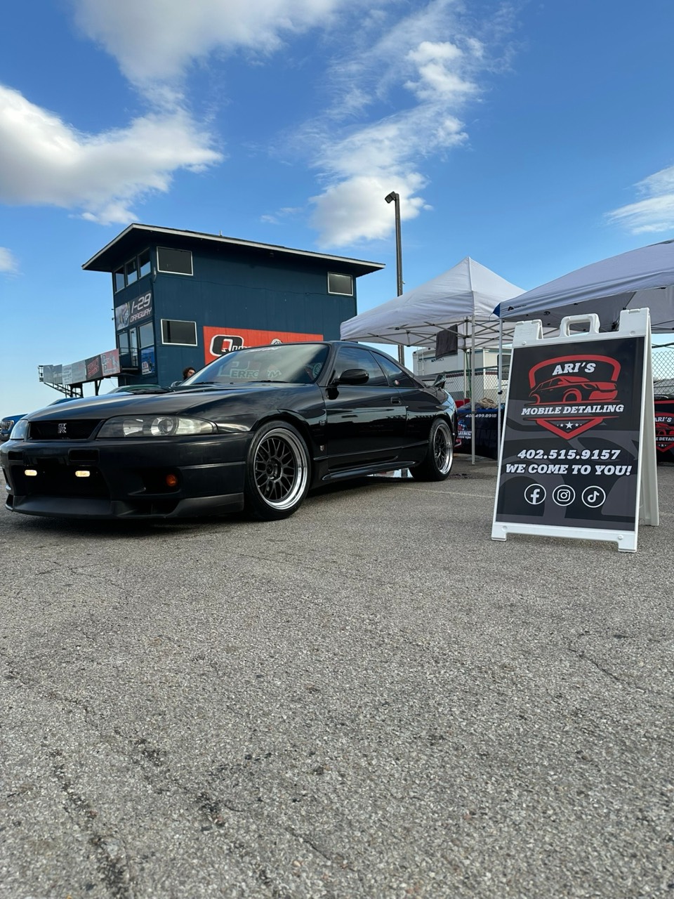 Nissan GT-R at an event